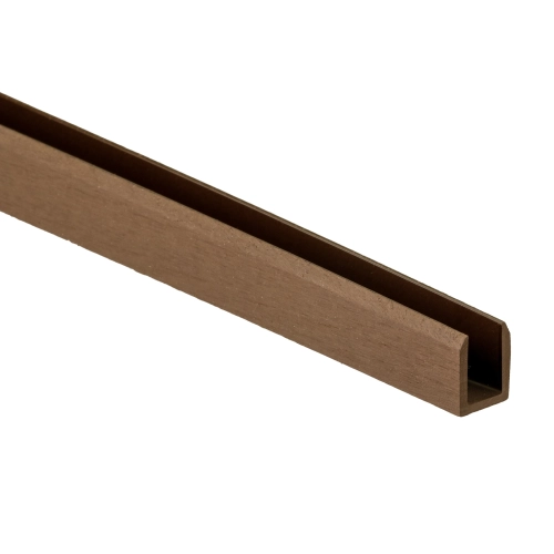 U Ceownik kompozytowy do sztachety ogrodzeniowej Brąz szer.32 x wys.40 x dł.2000 mm